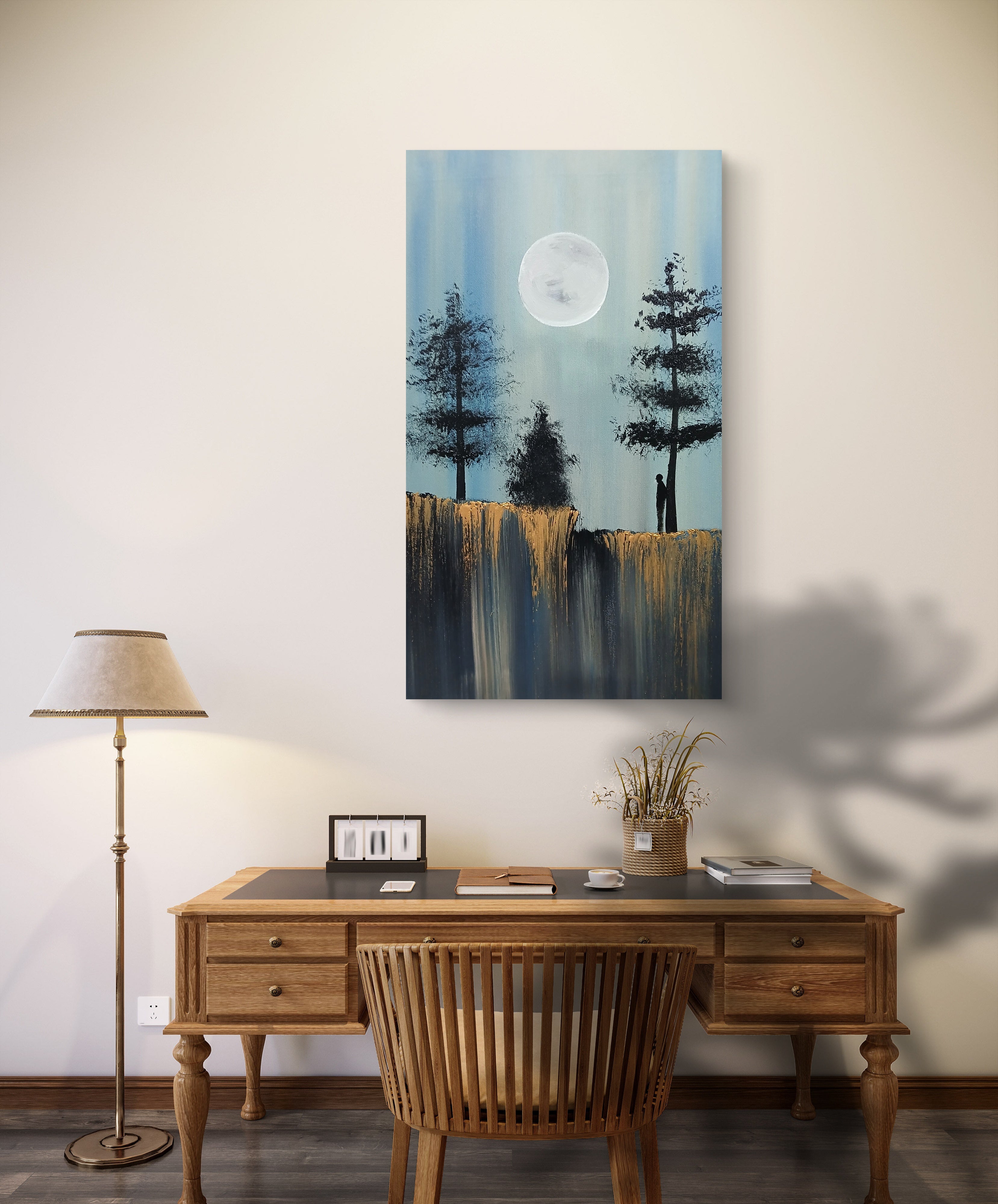 Solitude Under the Moon