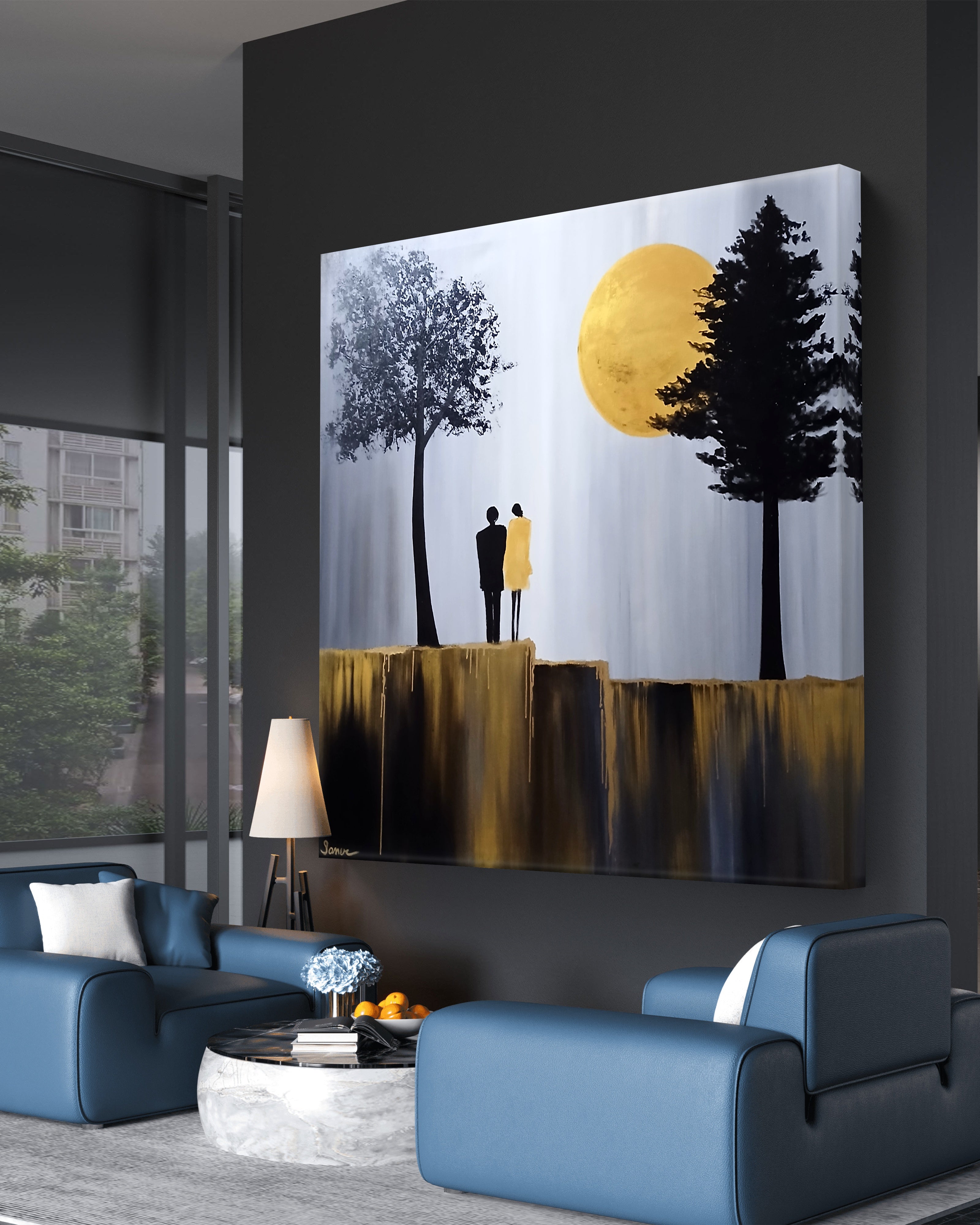 "The Witnessing Moon"