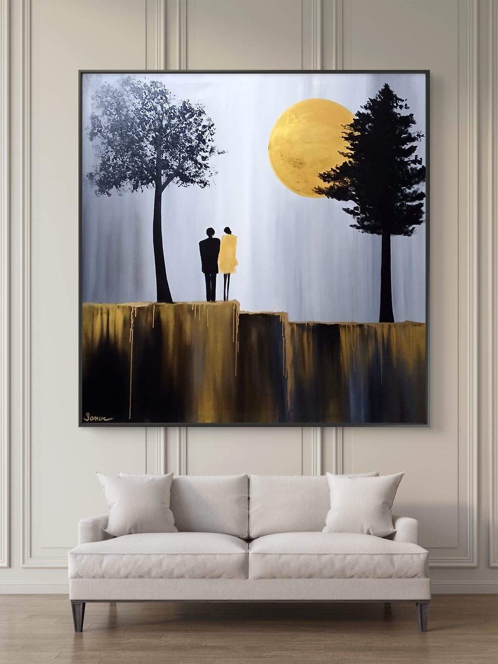 "The Witnessing Moon"